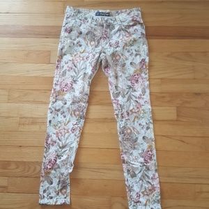 Girls straight leg floral pants